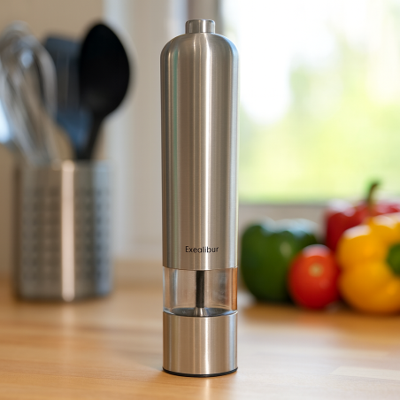 Salero Condimentero Eléctrico EXCALIBUR EX-EMJY01 | Sazona con precisión y estilo